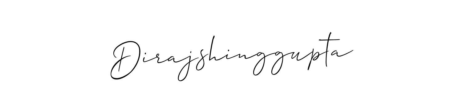 Also You can easily find your signature by using the search form. We will create Dirajshinggupta name handwritten signature images for you free of cost using Allison_Script sign style. Dirajshinggupta signature style 2 images and pictures png