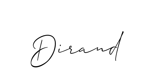 Also we have Dirand name is the best signature style. Create professional handwritten signature collection using Allison_Script autograph style. Dirand signature style 2 images and pictures png