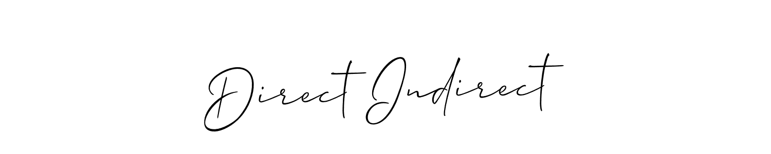 Similarly Allison_Script is the best handwritten signature design. Signature creator online .You can use it as an online autograph creator for name Direct Indirect. Direct Indirect signature style 2 images and pictures png
