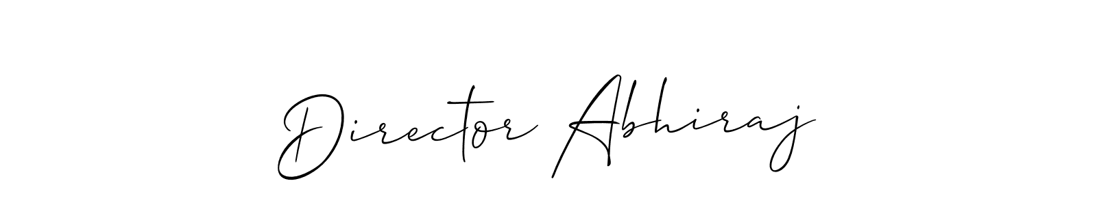 Director Abhiraj stylish signature style. Best Handwritten Sign (Allison_Script) for my name. Handwritten Signature Collection Ideas for my name Director Abhiraj. Director Abhiraj signature style 2 images and pictures png