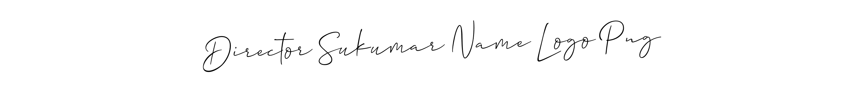 Make a beautiful signature design for name Director Sukumar Name Logo Png. With this signature (Allison_Script) style, you can create a handwritten signature for free. Director Sukumar Name Logo Png signature style 2 images and pictures png