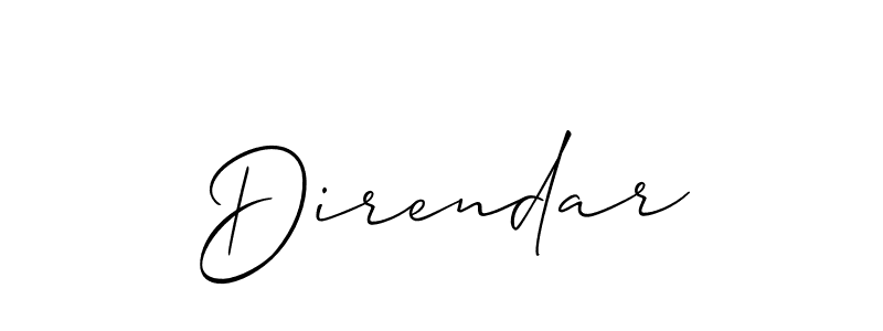 Also we have Direndar name is the best signature style. Create professional handwritten signature collection using Allison_Script autograph style. Direndar signature style 2 images and pictures png