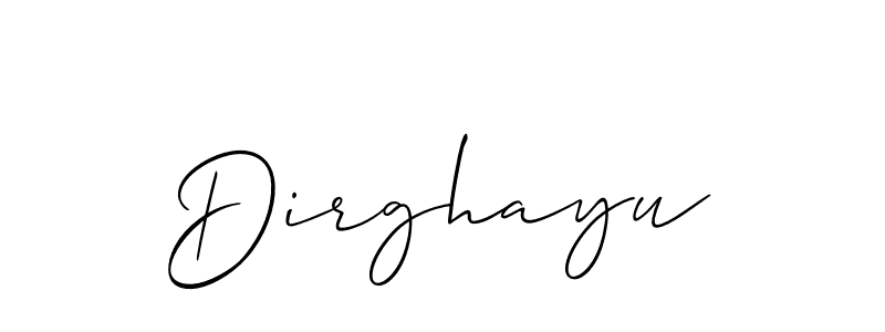 You can use this online signature creator to create a handwritten signature for the name Dirghayu. This is the best online autograph maker. Dirghayu signature style 2 images and pictures png