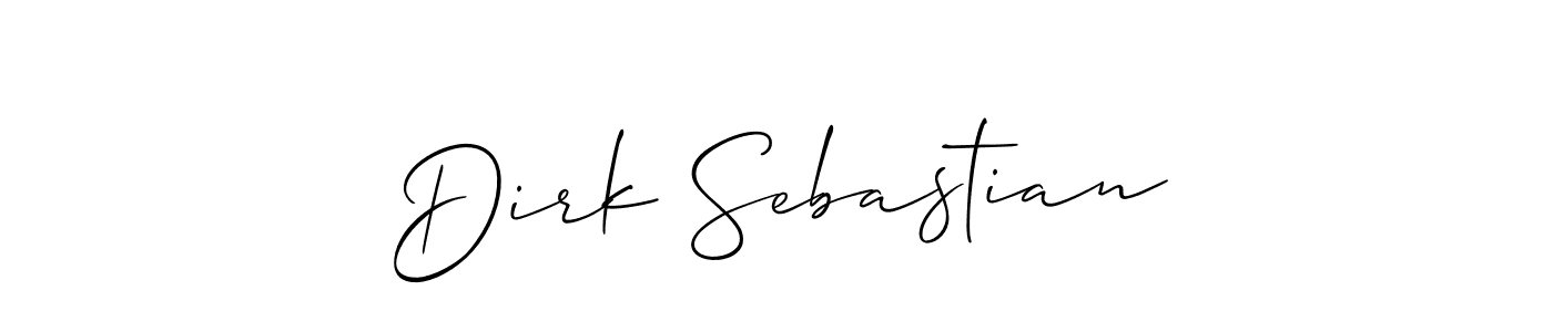 Similarly Allison_Script is the best handwritten signature design. Signature creator online .You can use it as an online autograph creator for name Dirk Sebastian. Dirk Sebastian signature style 2 images and pictures png