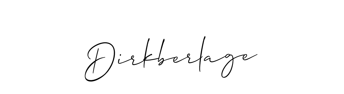 You should practise on your own different ways (Allison_Script) to write your name (Dirkberlage) in signature. don't let someone else do it for you. Dirkberlage signature style 2 images and pictures png