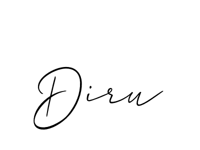 Similarly Allison_Script is the best handwritten signature design. Signature creator online .You can use it as an online autograph creator for name Diru. Diru signature style 2 images and pictures png