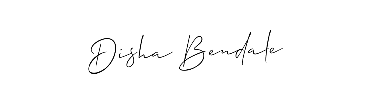 Also You can easily find your signature by using the search form. We will create Disha Bendale name handwritten signature images for you free of cost using Allison_Script sign style. Disha Bendale signature style 2 images and pictures png