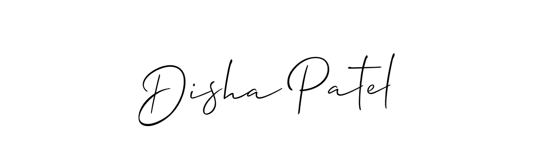 Make a short Disha Patel signature style. Manage your documents anywhere anytime using Allison_Script. Create and add eSignatures, submit forms, share and send files easily. Disha Patel signature style 2 images and pictures png