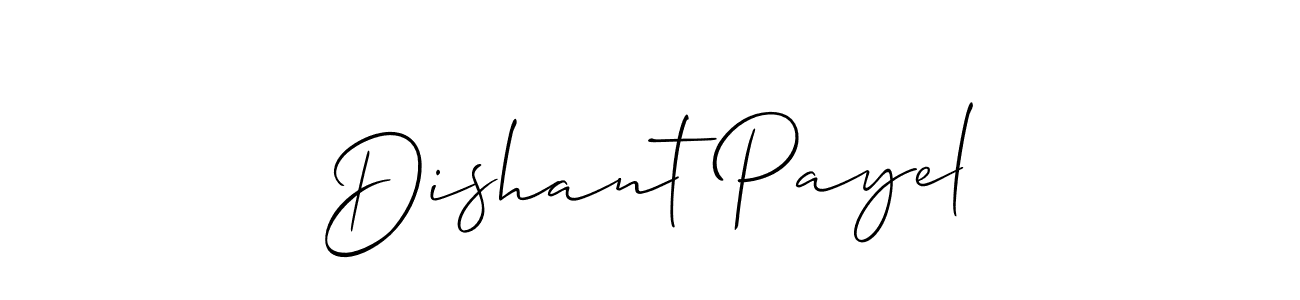 Similarly Allison_Script is the best handwritten signature design. Signature creator online .You can use it as an online autograph creator for name Dishant Payel. Dishant Payel signature style 2 images and pictures png