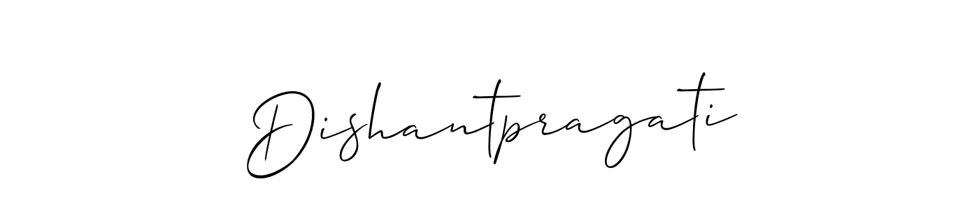 Dishantpragati stylish signature style. Best Handwritten Sign (Allison_Script) for my name. Handwritten Signature Collection Ideas for my name Dishantpragati. Dishantpragati signature style 2 images and pictures png