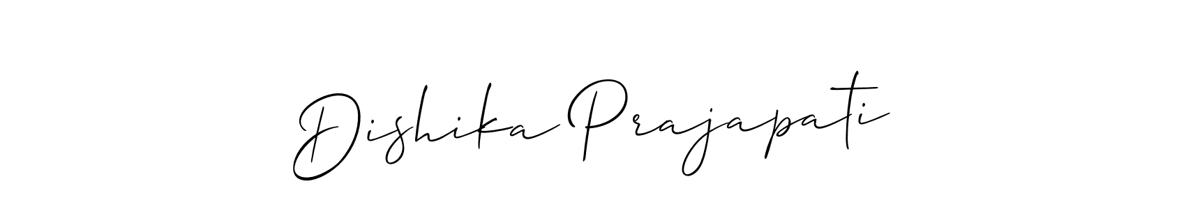 Make a beautiful signature design for name Dishika Prajapati. Use this online signature maker to create a handwritten signature for free. Dishika Prajapati signature style 2 images and pictures png