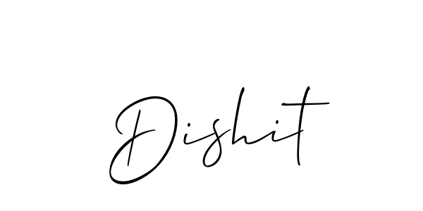 The best way (Allison_Script) to make a short signature is to pick only two or three words in your name. The name Dishit include a total of six letters. For converting this name. Dishit signature style 2 images and pictures png