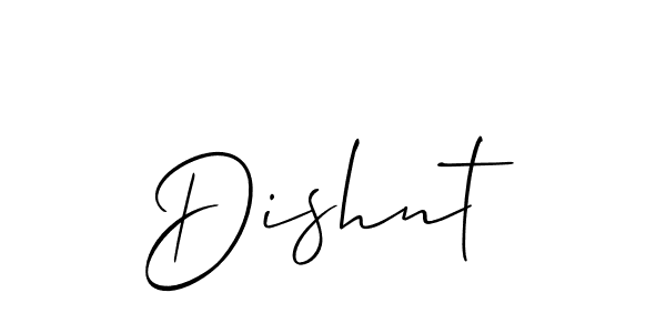 Make a beautiful signature design for name Dishnt. Use this online signature maker to create a handwritten signature for free. Dishnt signature style 2 images and pictures png