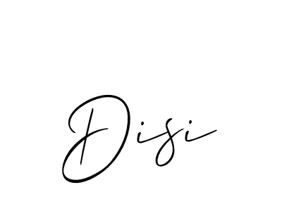 How to Draw Disi signature style? Allison_Script is a latest design signature styles for name Disi. Disi signature style 2 images and pictures png
