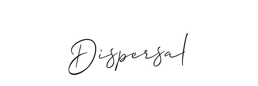 How to make Dispersal name signature. Use Allison_Script style for creating short signs online. This is the latest handwritten sign. Dispersal signature style 2 images and pictures png