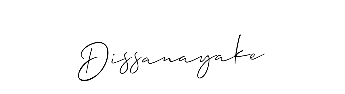 How to make Dissanayake name signature. Use Allison_Script style for creating short signs online. This is the latest handwritten sign. Dissanayake signature style 2 images and pictures png
