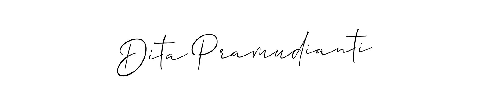 See photos of Dita Pramudianti official signature by Spectra . Check more albums & portfolios. Read reviews & check more about Allison_Script font. Dita Pramudianti signature style 2 images and pictures png
