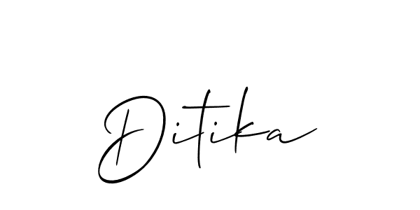 Once you've used our free online signature maker to create your best signature Allison_Script style, it's time to enjoy all of the benefits that Ditika name signing documents. Ditika signature style 2 images and pictures png