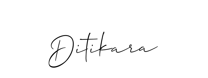 Make a beautiful signature design for name Ditikara. Use this online signature maker to create a handwritten signature for free. Ditikara signature style 2 images and pictures png