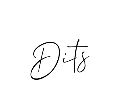 Make a beautiful signature design for name Dits. Use this online signature maker to create a handwritten signature for free. Dits signature style 2 images and pictures png