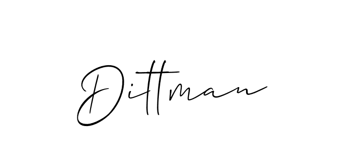 Dittman stylish signature style. Best Handwritten Sign (Allison_Script) for my name. Handwritten Signature Collection Ideas for my name Dittman. Dittman signature style 2 images and pictures png