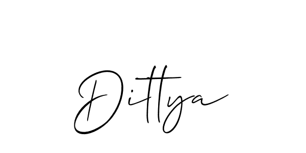 Similarly Allison_Script is the best handwritten signature design. Signature creator online .You can use it as an online autograph creator for name Dittya. Dittya signature style 2 images and pictures png