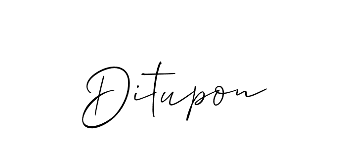 Make a beautiful signature design for name Ditupon. Use this online signature maker to create a handwritten signature for free. Ditupon signature style 2 images and pictures png