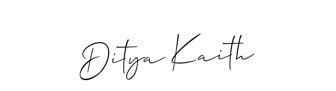Make a beautiful signature design for name Ditya Kaith. Use this online signature maker to create a handwritten signature for free. Ditya Kaith signature style 2 images and pictures png