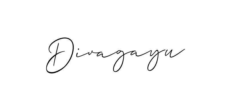 Create a beautiful signature design for name Divagayu. With this signature (Allison_Script) fonts, you can make a handwritten signature for free. Divagayu signature style 2 images and pictures png