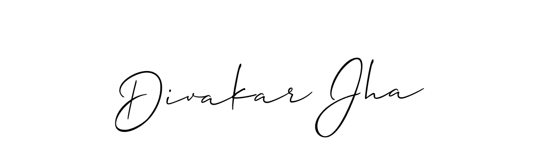 Allison_Script is a professional signature style that is perfect for those who want to add a touch of class to their signature. It is also a great choice for those who want to make their signature more unique. Get Divakar Jha name to fancy signature for free. Divakar Jha signature style 2 images and pictures png