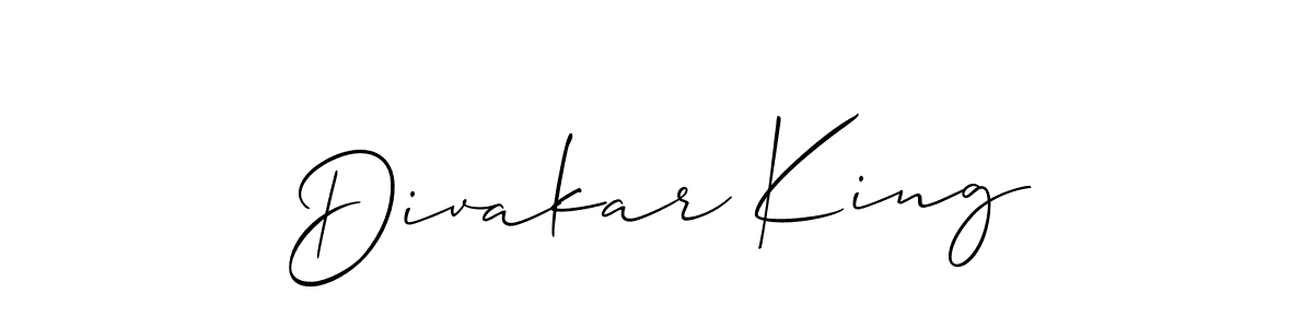 Best and Professional Signature Style for Divakar King. Allison_Script Best Signature Style Collection. Divakar King signature style 2 images and pictures png