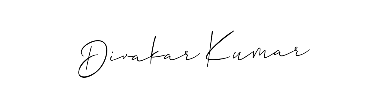 How to make Divakar Kumar signature? Allison_Script is a professional autograph style. Create handwritten signature for Divakar Kumar name. Divakar Kumar signature style 2 images and pictures png