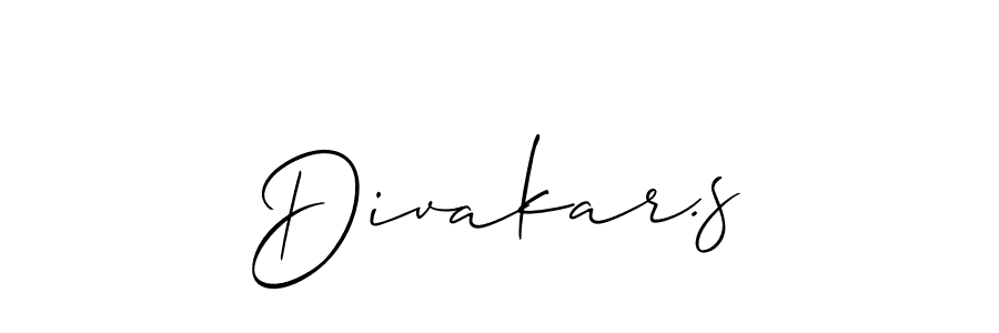 Best and Professional Signature Style for Divakar.s. Allison_Script Best Signature Style Collection. Divakar.s signature style 2 images and pictures png