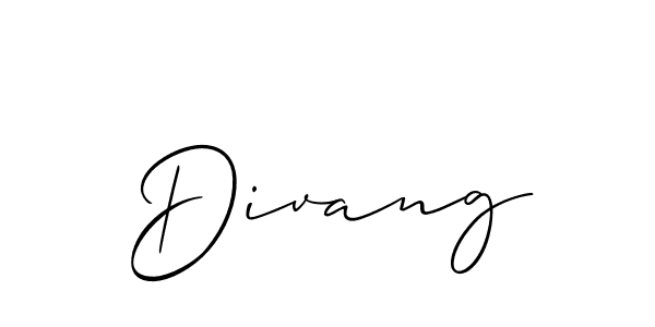 Make a beautiful signature design for name Divang. Use this online signature maker to create a handwritten signature for free. Divang signature style 2 images and pictures png