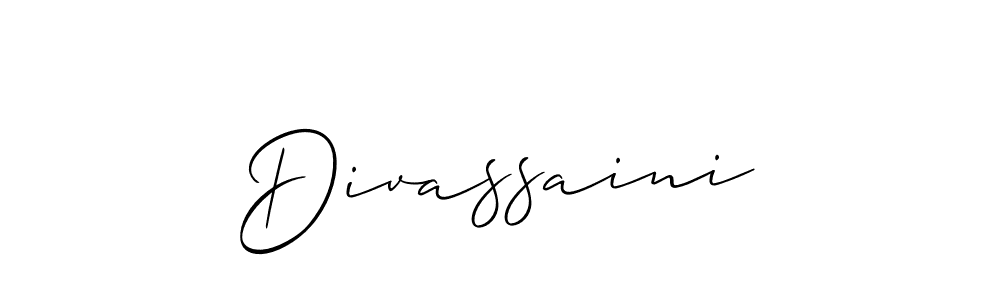 Make a beautiful signature design for name Divassaini. Use this online signature maker to create a handwritten signature for free. Divassaini signature style 2 images and pictures png