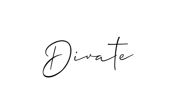 Once you've used our free online signature maker to create your best signature Allison_Script style, it's time to enjoy all of the benefits that Divate name signing documents. Divate signature style 2 images and pictures png