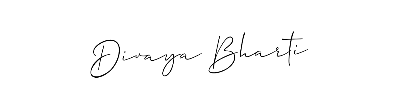 Once you've used our free online signature maker to create your best signature Allison_Script style, it's time to enjoy all of the benefits that Divaya Bharti name signing documents. Divaya Bharti signature style 2 images and pictures png