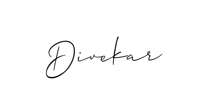 Similarly Allison_Script is the best handwritten signature design. Signature creator online .You can use it as an online autograph creator for name Divekar. Divekar signature style 2 images and pictures png