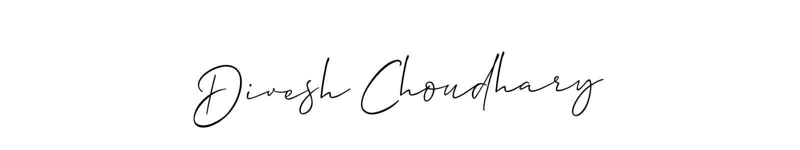 Make a beautiful signature design for name Divesh Choudhary. Use this online signature maker to create a handwritten signature for free. Divesh Choudhary signature style 2 images and pictures png