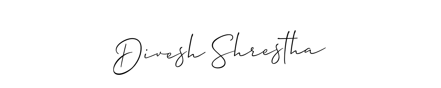 You can use this online signature creator to create a handwritten signature for the name Divesh Shrestha. This is the best online autograph maker. Divesh Shrestha signature style 2 images and pictures png