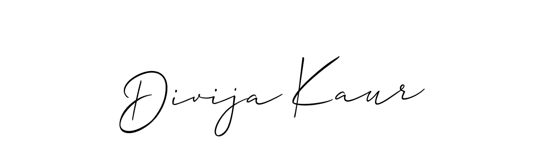 if you are searching for the best signature style for your name Divija Kaur. so please give up your signature search. here we have designed multiple signature styles  using Allison_Script. Divija Kaur signature style 2 images and pictures png
