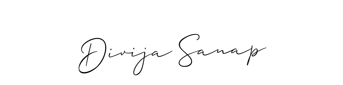 How to Draw Divija Sanap signature style? Allison_Script is a latest design signature styles for name Divija Sanap. Divija Sanap signature style 2 images and pictures png
