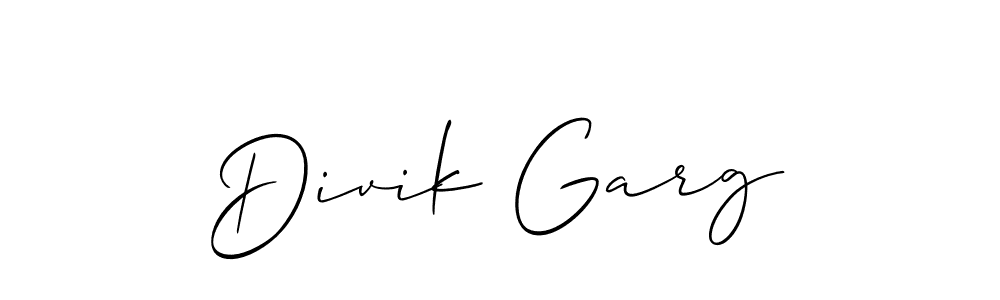 Also You can easily find your signature by using the search form. We will create Divik Garg name handwritten signature images for you free of cost using Allison_Script sign style. Divik Garg signature style 2 images and pictures png