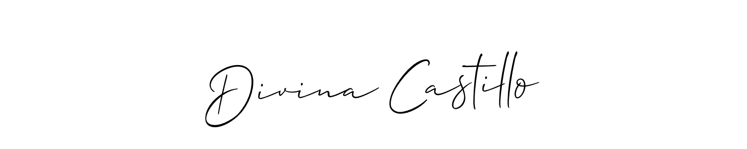 Make a beautiful signature design for name Divina Castillo. Use this online signature maker to create a handwritten signature for free. Divina Castillo signature style 2 images and pictures png