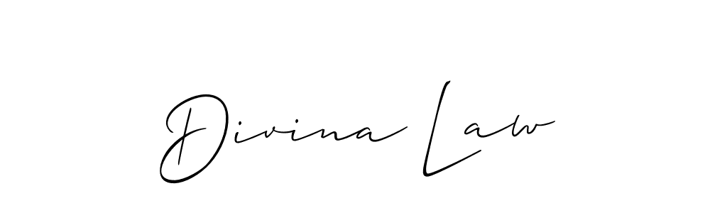 Make a beautiful signature design for name Divina Law. Use this online signature maker to create a handwritten signature for free. Divina Law signature style 2 images and pictures png