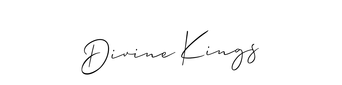 Divine Kings stylish signature style. Best Handwritten Sign (Allison_Script) for my name. Handwritten Signature Collection Ideas for my name Divine Kings. Divine Kings signature style 2 images and pictures png