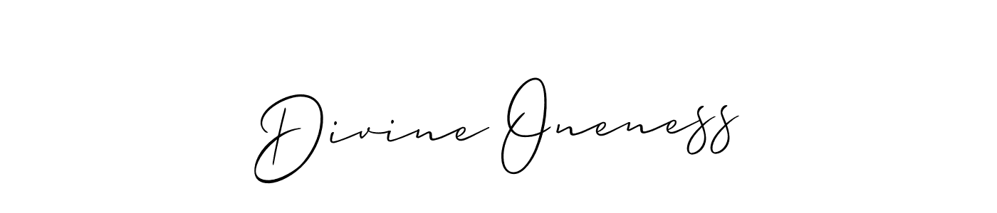 How to Draw Divine Oneness signature style? Allison_Script is a latest design signature styles for name Divine Oneness. Divine Oneness signature style 2 images and pictures png