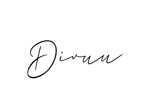 Similarly Allison_Script is the best handwritten signature design. Signature creator online .You can use it as an online autograph creator for name Divuu. Divuu signature style 2 images and pictures png