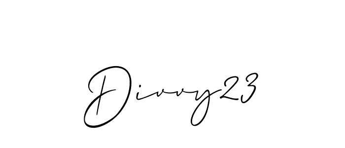 if you are searching for the best signature style for your name Divvy23. so please give up your signature search. here we have designed multiple signature styles  using Allison_Script. Divvy23 signature style 2 images and pictures png