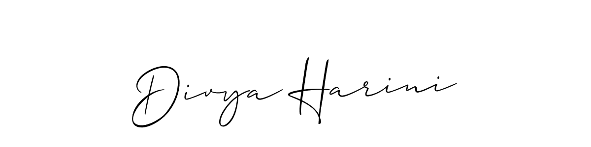 Similarly Allison_Script is the best handwritten signature design. Signature creator online .You can use it as an online autograph creator for name Divya Harini. Divya Harini signature style 2 images and pictures png